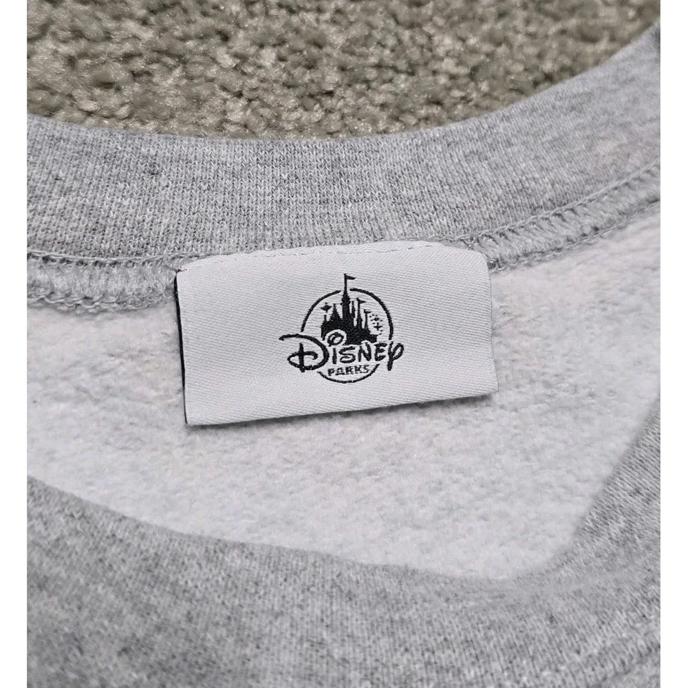 Disney Parks Walt Disney World Mickey Mouse Gray Pullover Sweatshirt Mens Medium